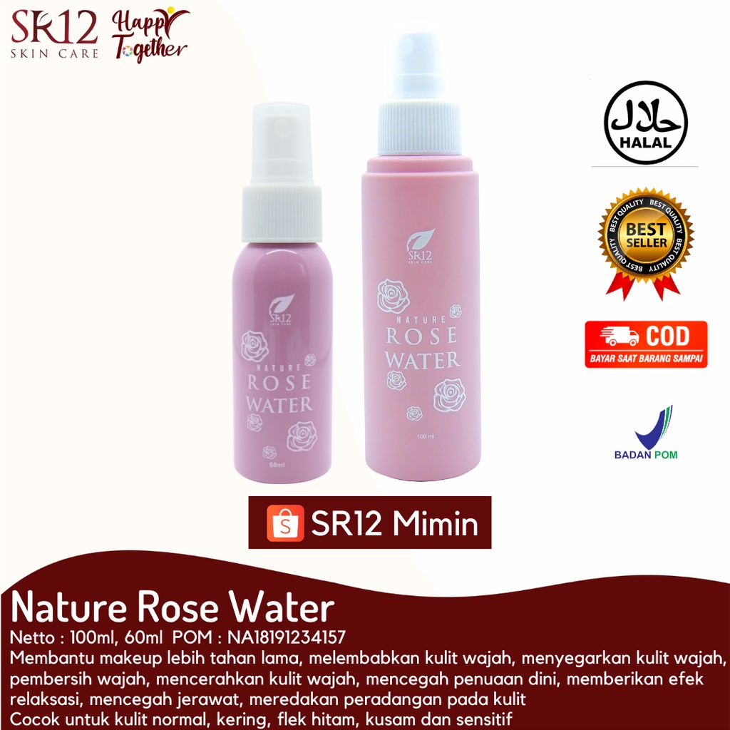 Jual NATURE ROSE WATER SETTING MAKEUP SPRAY FACE SPRAY SPRAY