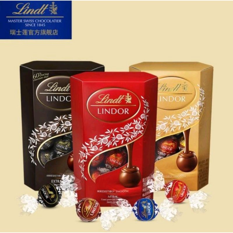 Jual Lindt Lindor Chocolate Truffle Milk Assorted Extra Dark 200 Gr Coklat Swiss Import Lindt 6588