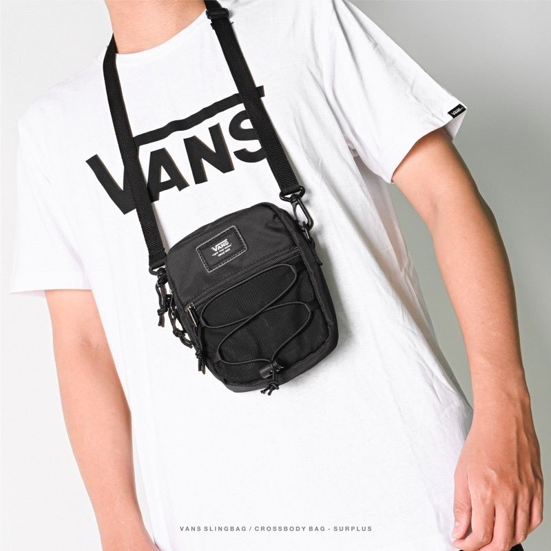 slingbag Vans x cordura fabric hitam original BNWT