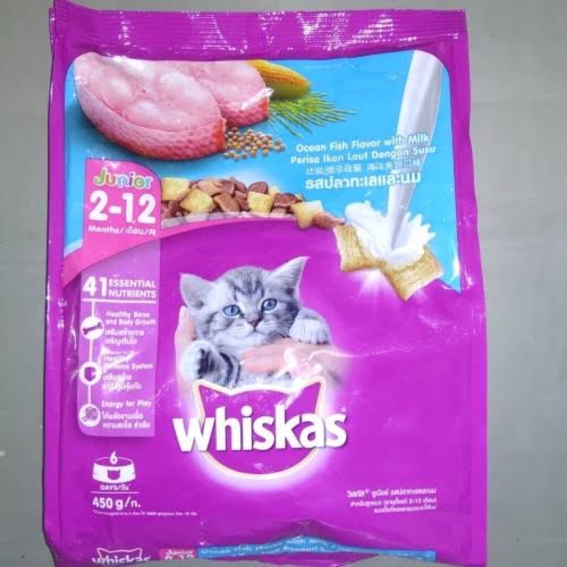 Jual WHISKAS Junior Ocean fish 450g Shopee Indonesia