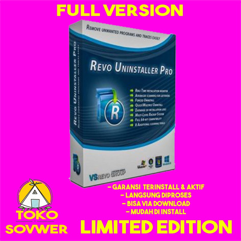Jual Revo Uninstaller Pro 4 File Eraser FULL VERSION GARANSI AKTIF ...