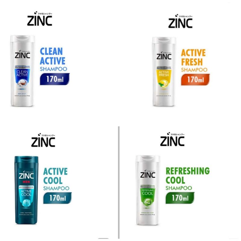 Jual ZINC Shampoo 170 ml | Shopee Indonesia