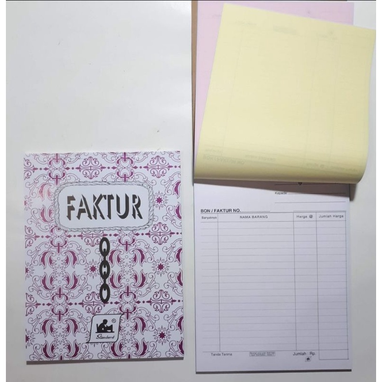 Jual Bon Faktur Rangkap 3 Besar R3B Standard 1 lusin | Shopee Indonesia
