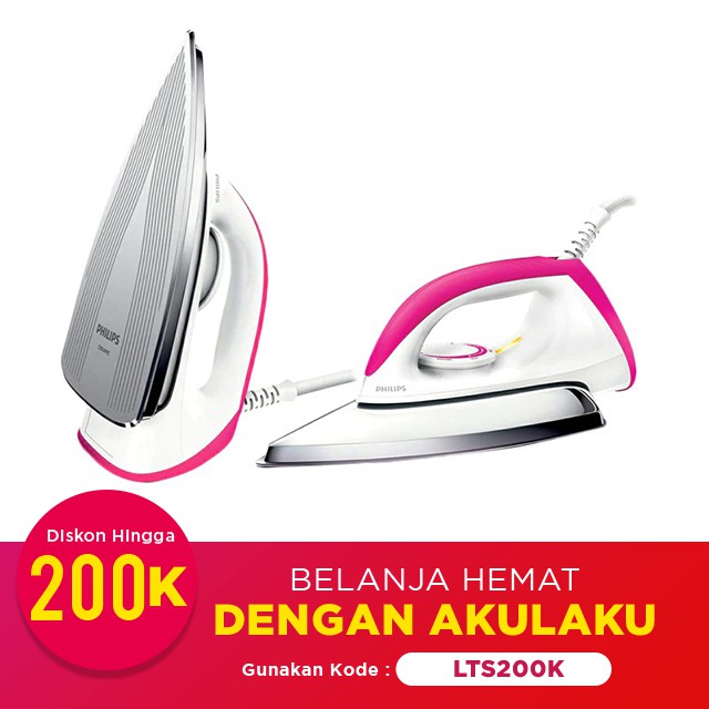 Jual Hd Setrika Philips Dry Iron Hd Shopee Indonesia