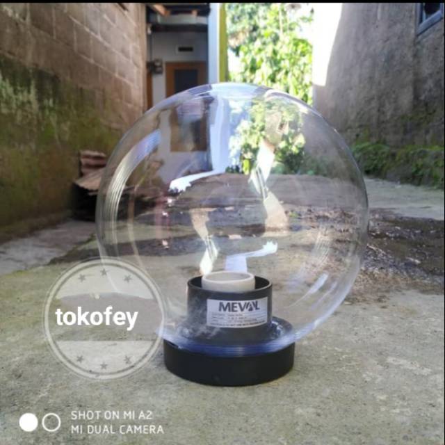 Jual Lampu Taman Pilar Pagar Bulat Outdoor Tp Bening Meval Cm Shopee Indonesia