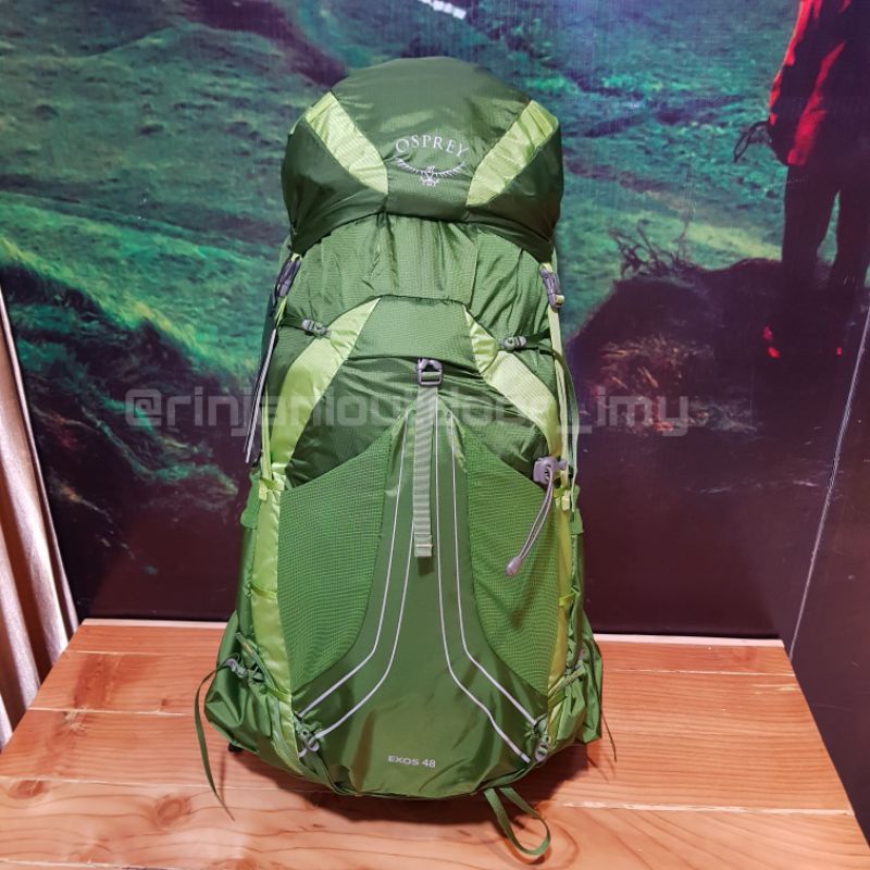 Jual CARRIER OSPREY EXOS 48 GREEEN ORIGINAL LIFETIME WARRANTY TAS
