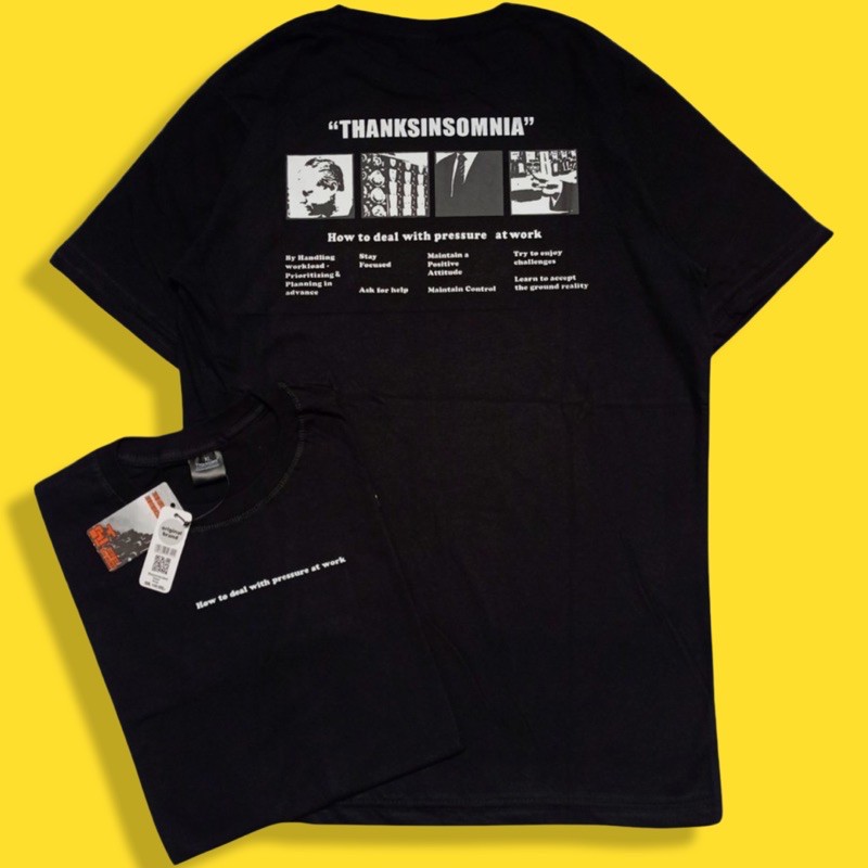 Jual KAOS THANKSINSOMNIA - THANKSINSOMNIA PRESSURE | Shopee Indonesia