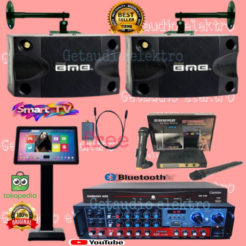 Jual Paket Karaoke Set Bmb Lengkap Super Karaoke Layar Touchscreen