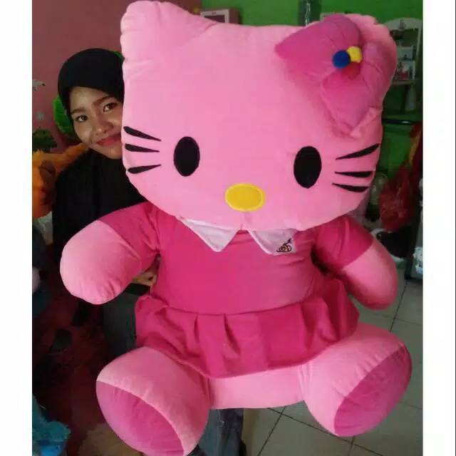 Jual Hello kitty super duduk jumbo 1meter | Shopee Indonesia