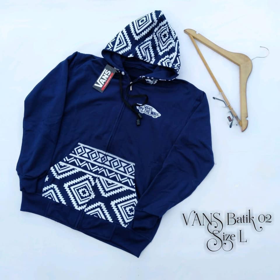 Jaket vans off the wall batik hotsell