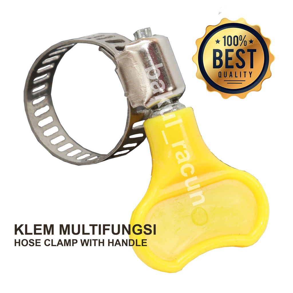 Jual Klem Selang Putar Kuping Kupu Stainless Multifungsi Hose Clamp