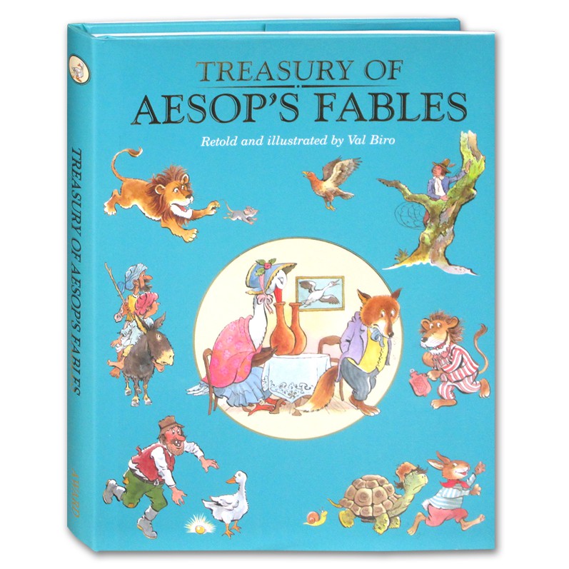 Jual Treasury Of Aesop's Fables Story Book (Retold And Illustrated By ...