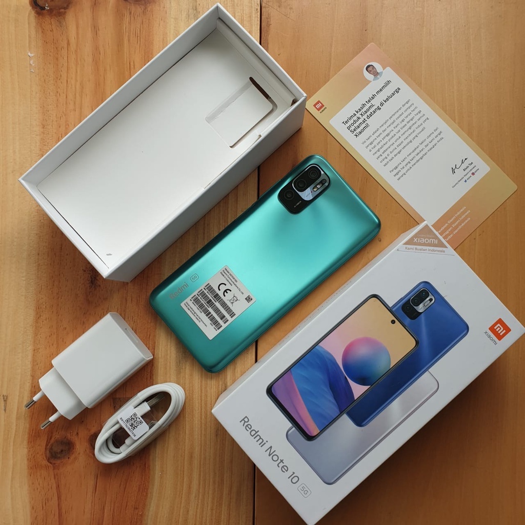 Jual XIAOMI REDMI NOTE 10 5G SECOND 4/128 & 8/128GB HANDPHONE SECOND HP ...