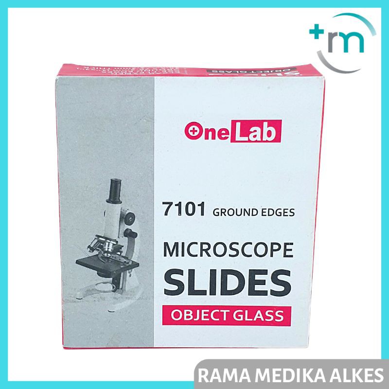 Jual Microscope Slides Onemed 7101 Object Glass Kaca Preparat
