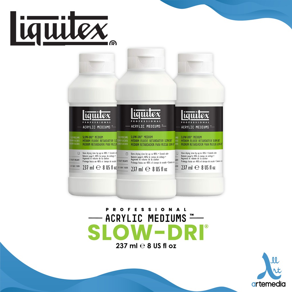 Liquitex Slow-Dri Blending Fluid Medium - 8 oz.