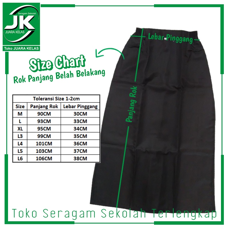 Jual [Toko Juara Kelas] Rok Pramuka Rampel 1 Belakang - Bahan Rapilo ...