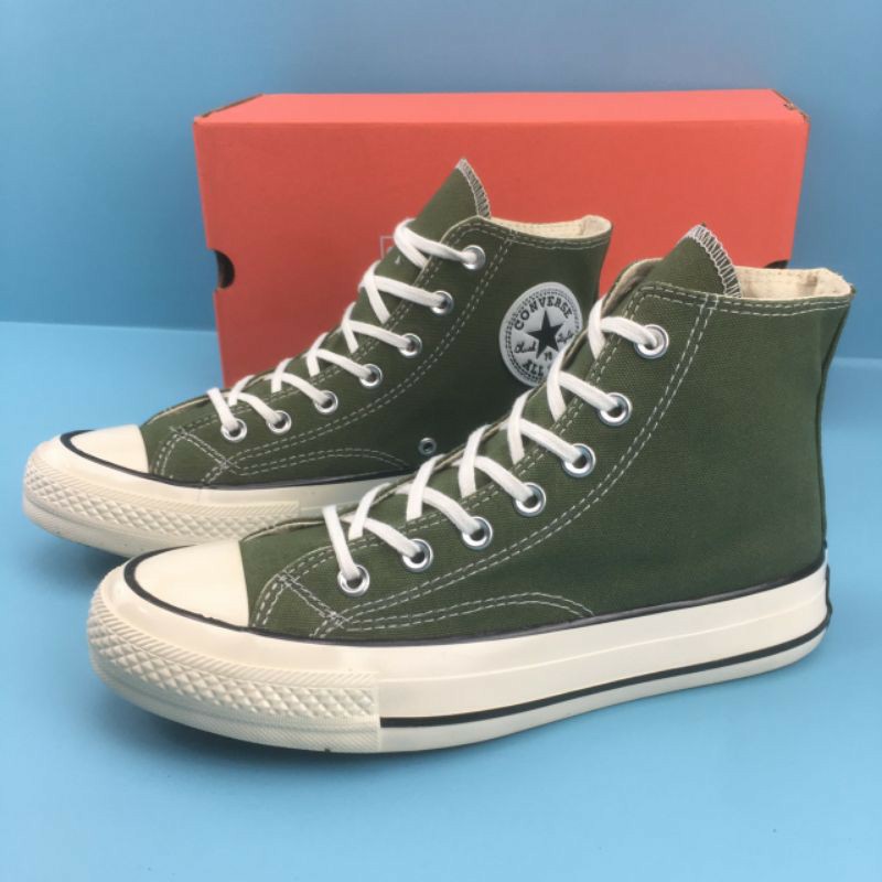 Sepatu Converse Chuck Taylor 70s Hi Field Surplus Green Army