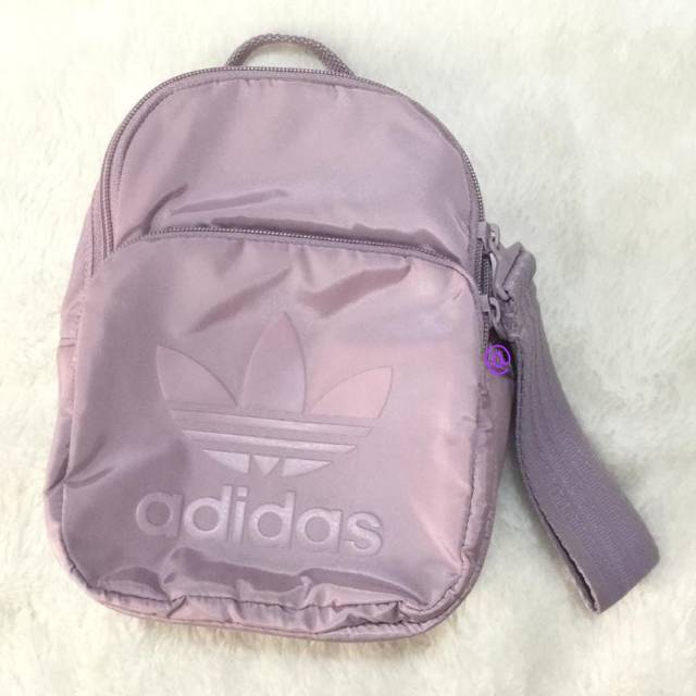 Adidas mini backpack lilac black