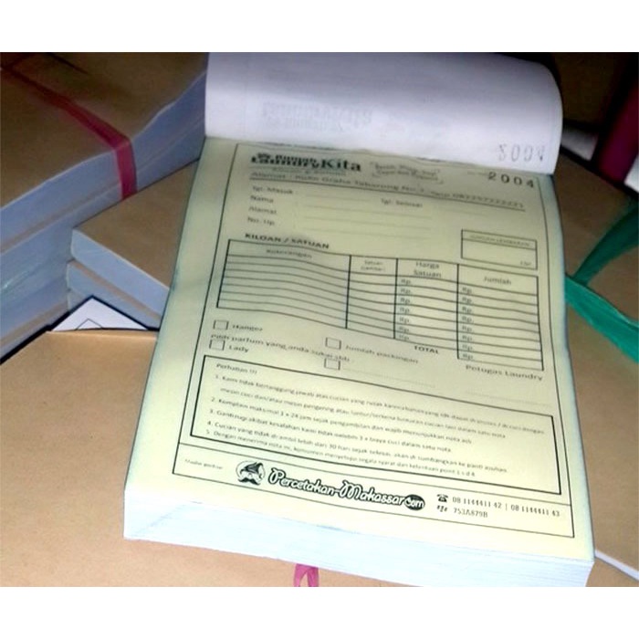 Jual Form Perjanjian Pemasaran NCR Rangkap 2, Minimal Pesanan 20 buku ...