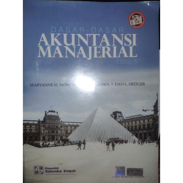 Jual BUKU AKUNTANSI MANAJERIAL EDISI 5 HANSEN MOWEN ORIGINAL | Shopee ...