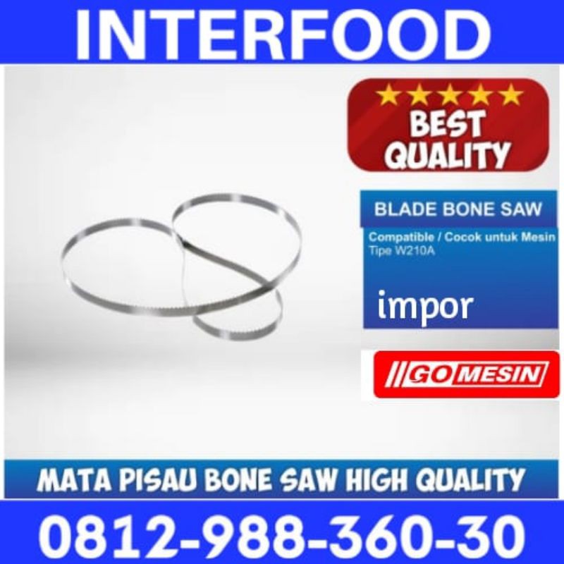 Jual Mata Pisau Impor Bone Saw Cm Refill Mata Gergaji Tipe Gomesin Shopee Indonesia