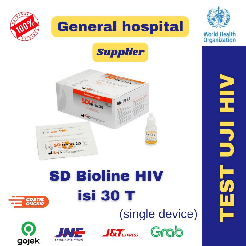 Jual HIV TEST AKURAT SD BIOLINE ISI 25/30/100 (WHO Shopee Indonesia