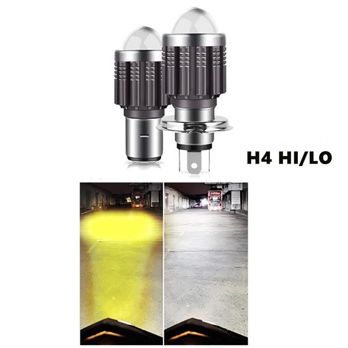 Jual Lampu LED Laser D2 High Low H4 2 Warna Laser D2 Lampu Utama ...