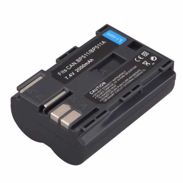 Vhbw Batteria 1300mAh 7.2V Per Canon BP-508/511/512/514 – Sostitutiva Per Powershot G1-G6, Pro90, Pro1