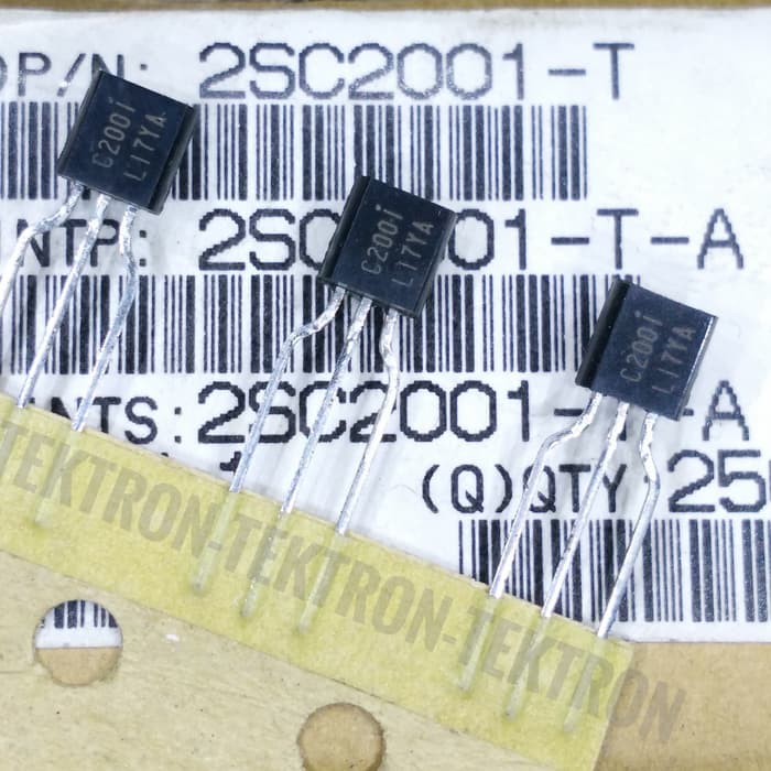 Jual NEC 2SC2001 NPN Silicon Transistor 30V 700mA 600mW Asli Original ...