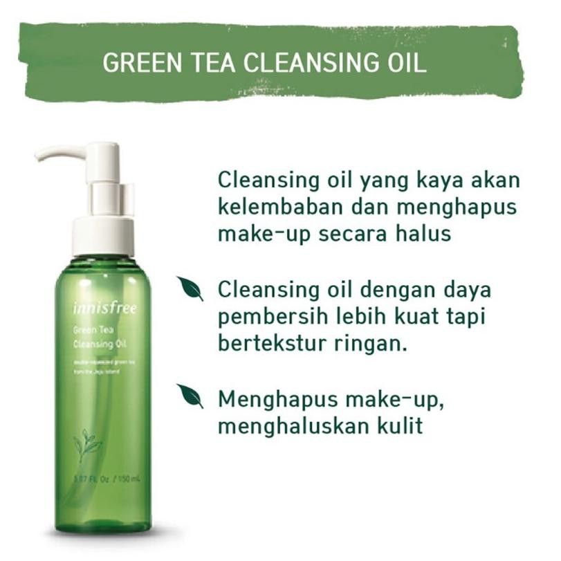 Jual SHOPEE BERKAH!!!! Innisfree Green Tea Cleansing Oil 1 mL ♥