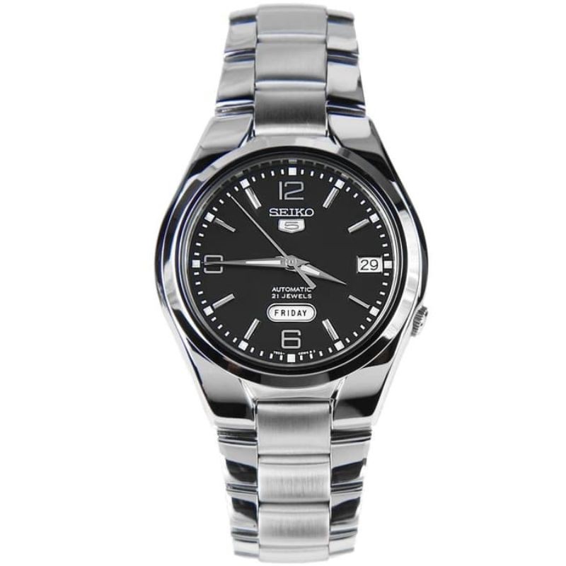 Jual Jam Tangan SEIKO 5 ORIGINAL AUTOMATIC 21 Jewels Dial Black