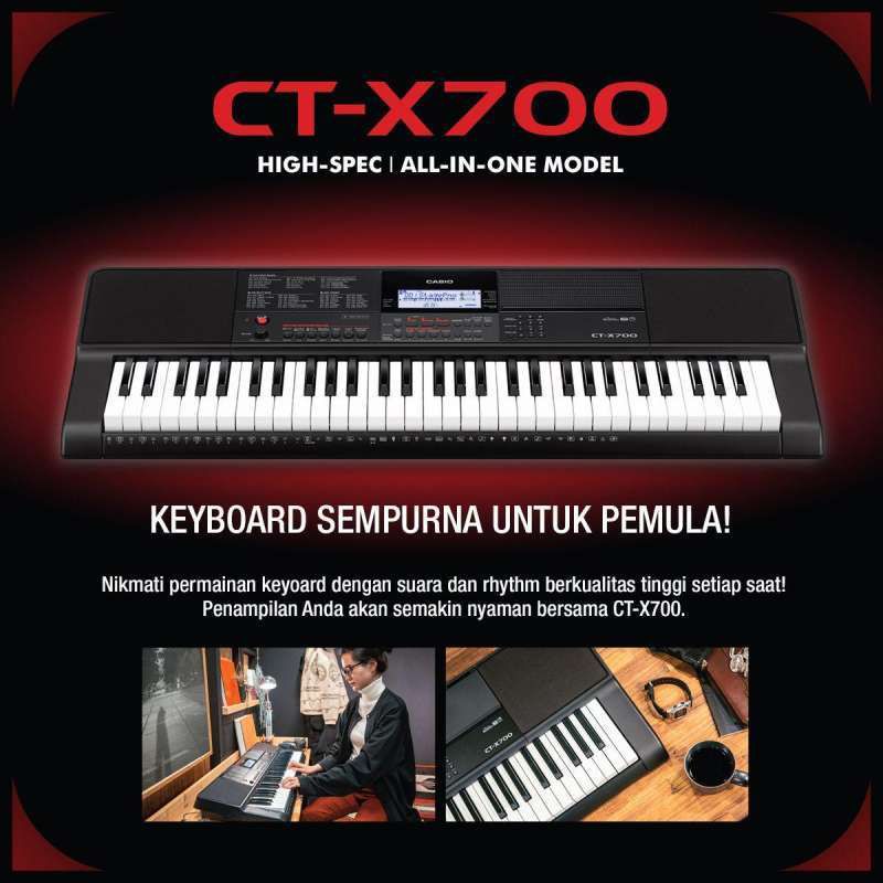 Jual KEYBOARD CASIO CTX 700(401000704) Shopee Indonesia