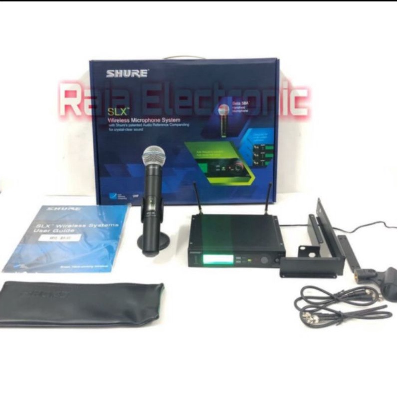 Jual Mic Wireless Shure Slx Beta Garansi Tahun Shopee Indonesia