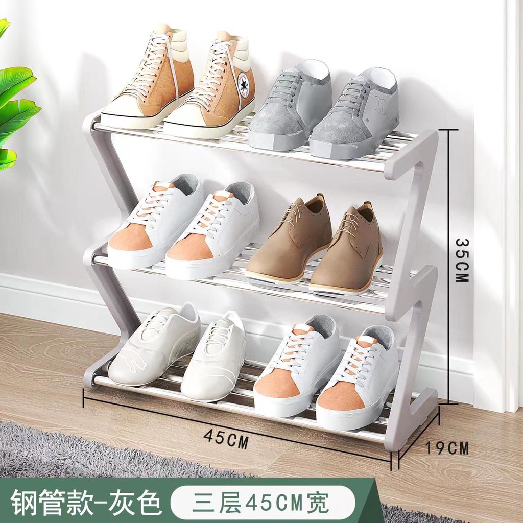 Jual Rak Sepatu Portable ZIGZAG SUSUN Tempat Menyimpan Alas kaki Sandal ...