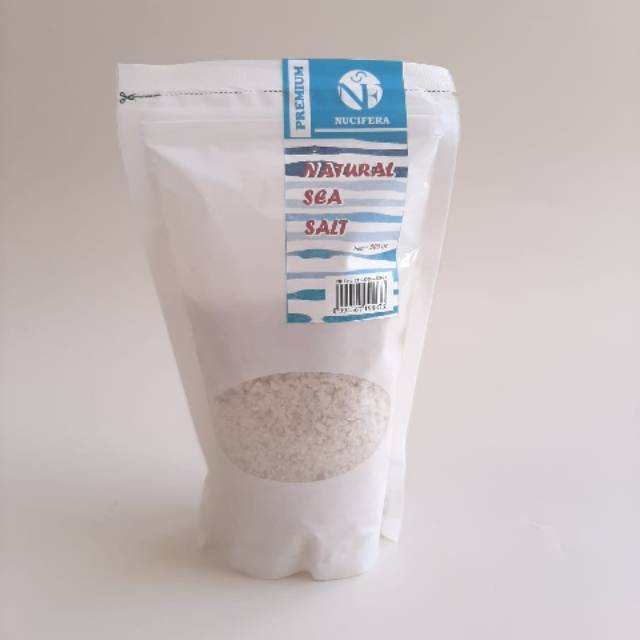 Jual Garam Laut Kasar Natural Sea Salt Nucifera Gr Shopee Indonesia