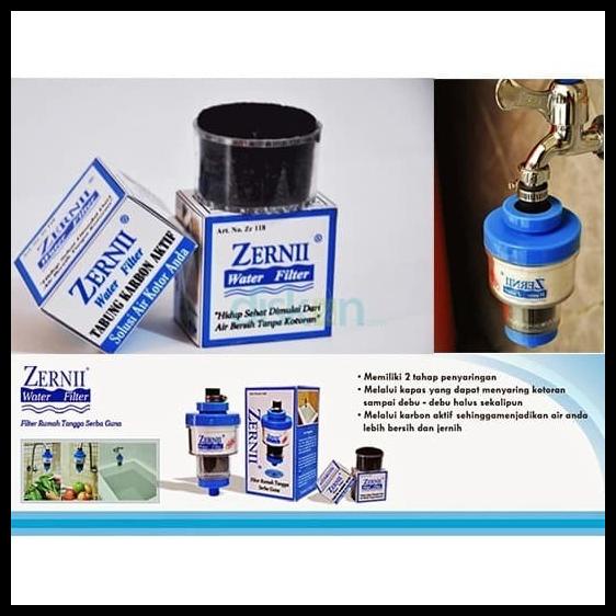 Jual Karbon Aktif Zernii Filter Kran Air Zerni Saringan Bersih Water
