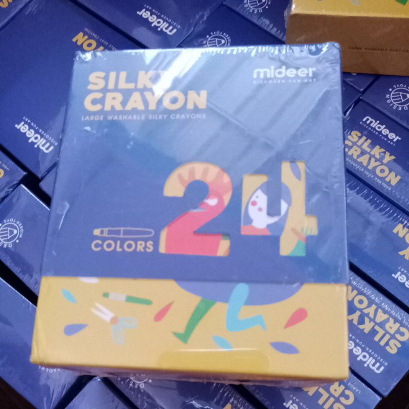 24pc Silky Crayons