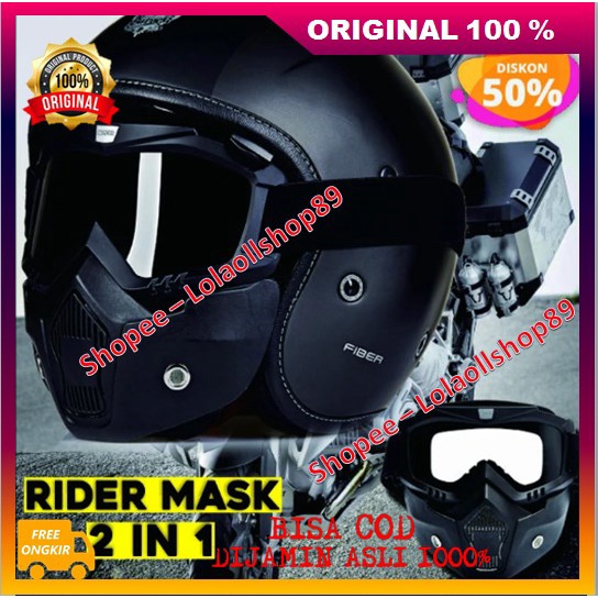 Jual Rider Mask 2 IN 1 100% ASLI ORIGINAL | Shopee Indonesia