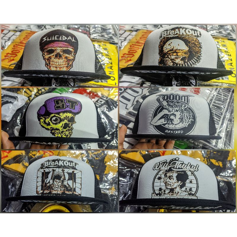 Jual topi band.topi snapback,snapback band punk,topi band punk | Shopee ...