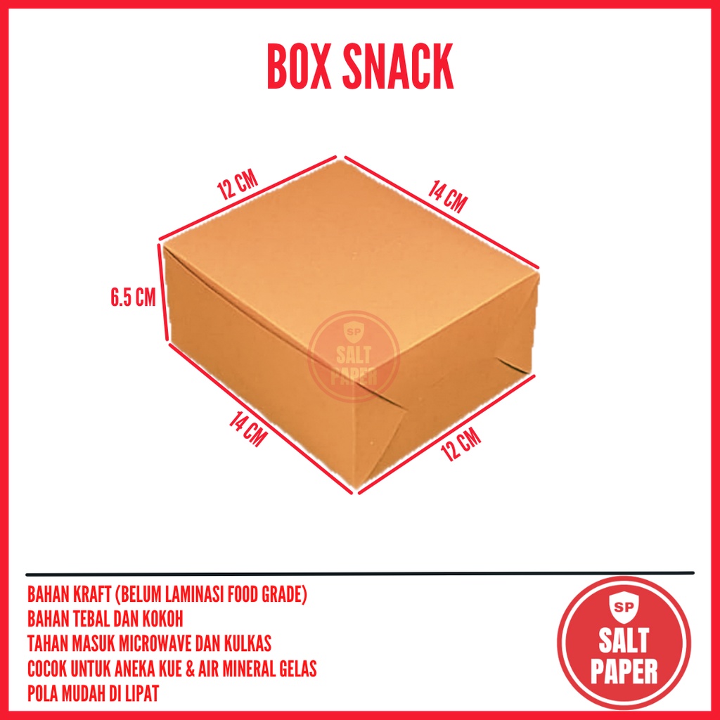 Jual Box Snack Kue / Snack Box / Kotak Snack Box / Tempat Snack ...