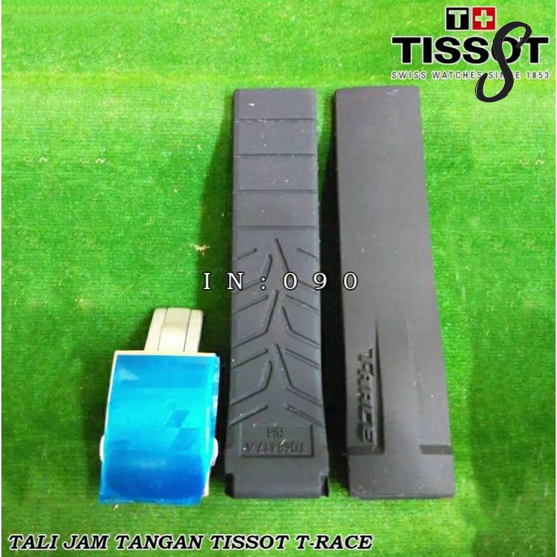 Jual TALI RUBBER SILICON TALI JAM TISOT TRACE HITAM 20MM Shopee