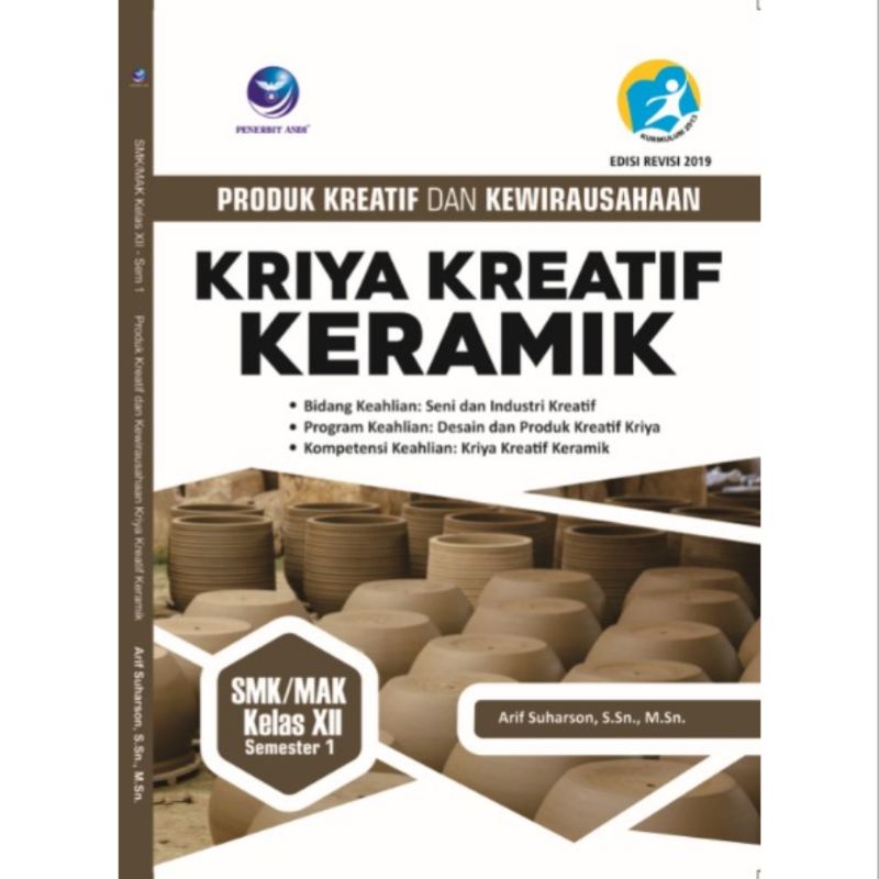 Jual Buku Produk Kreatif Dan Kewirausahaan Kriya Kreatif Keramik Smk