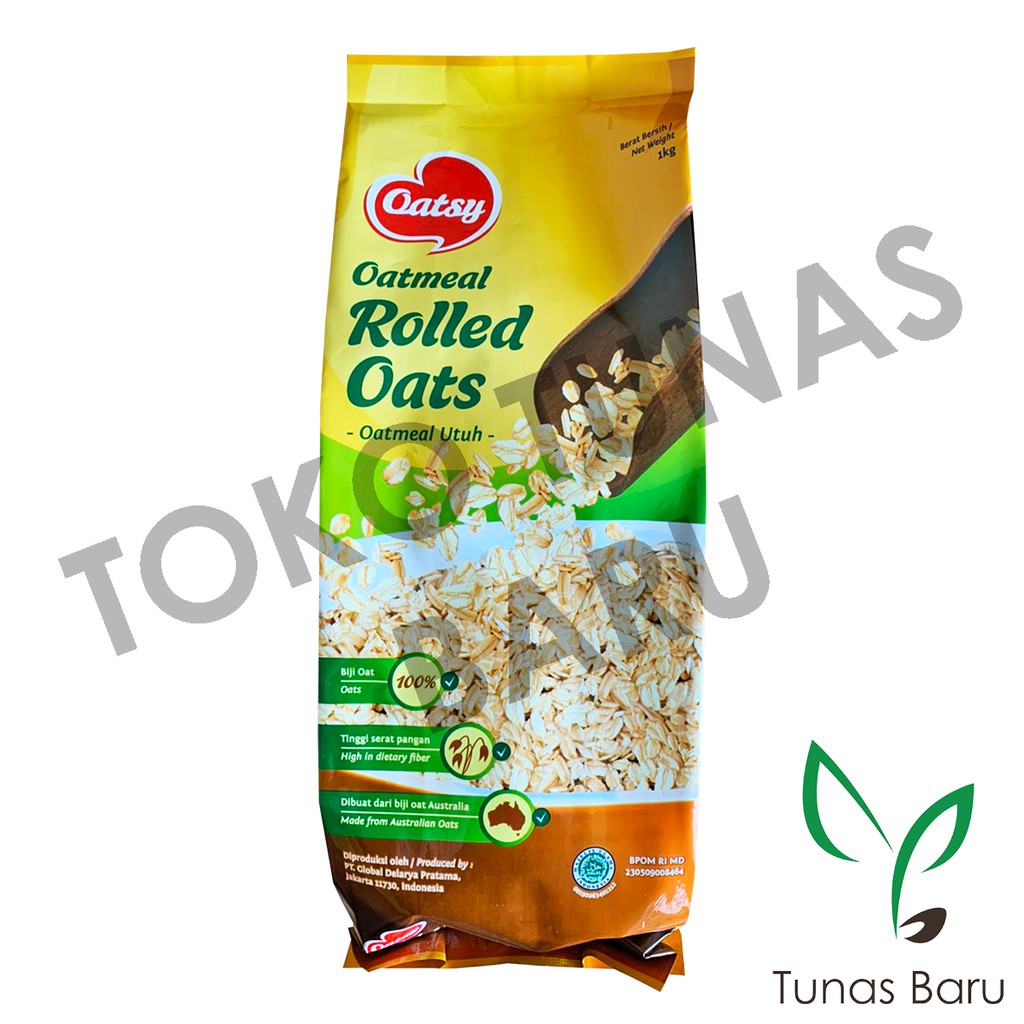 Jual Oatmeal Rolled Oats (Oatmeal Utuh) (Oatsy) | Shopee Indonesia