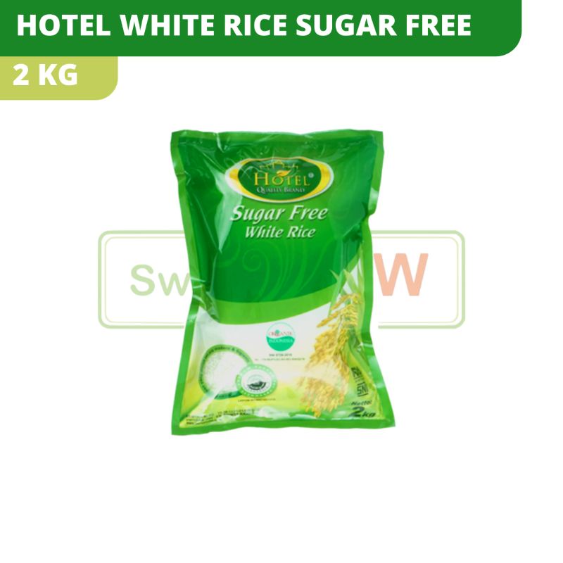 Jual BERAS HOTEL WHITE RICE SUGAR FREE 2KG Shopee Indonesia