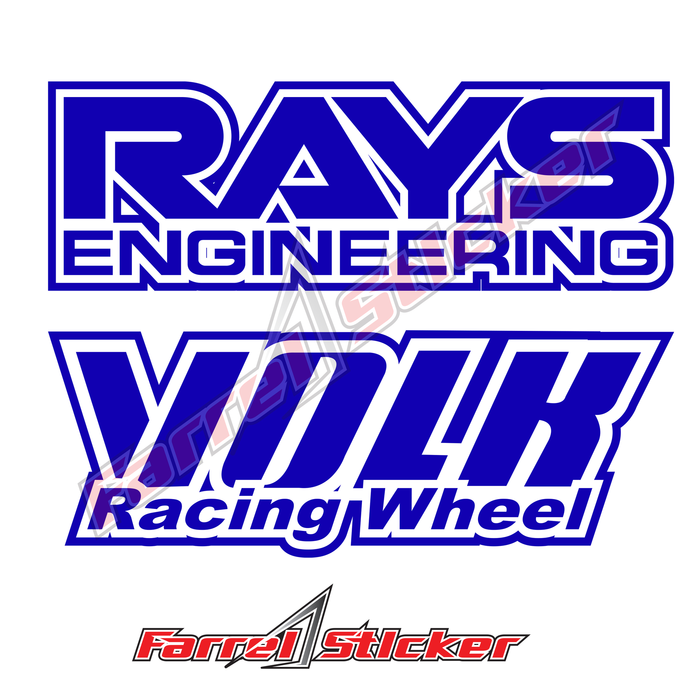 Jual Stiker Sticker Velg Mobil Volk Rays Engineering Shopee Indonesia