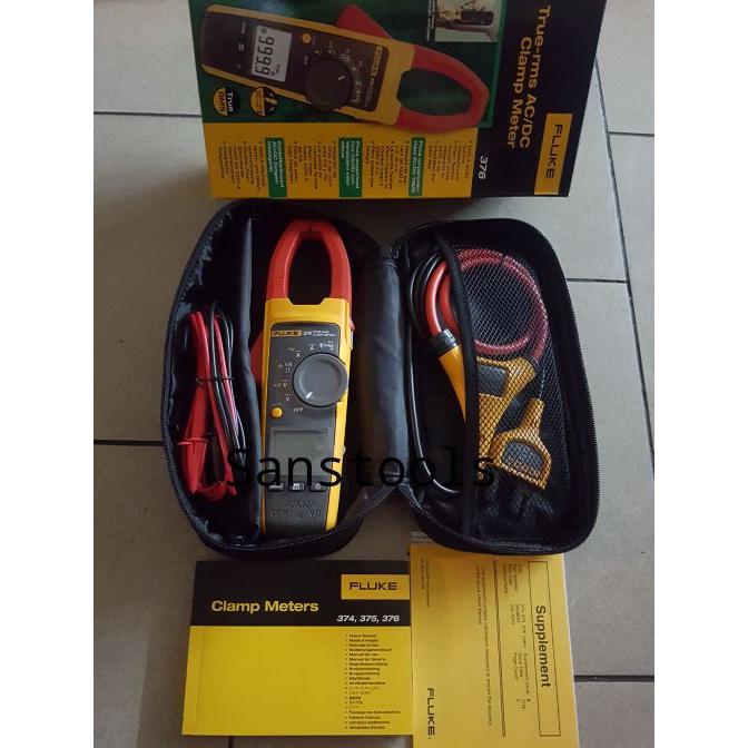 Jual Digital clamp meter FLUKE 376 TRUE RMS AC/DC WITH IFLEX | Shopee ...
