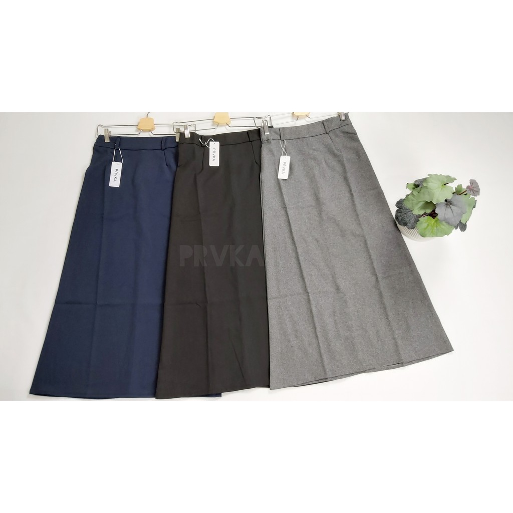Jual Rok Kerja Wanita / Kantoran . Model A-LINE ( UKURAN S - 5L ...