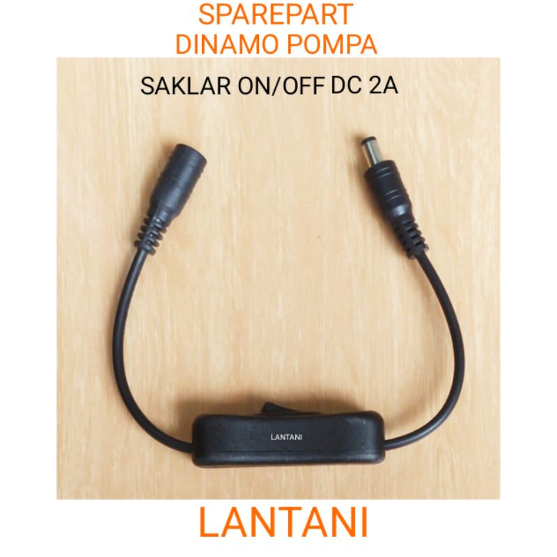 Jual Saklar On Off Sambungan Adaptor Pompa DC 2A | Shopee Indonesia