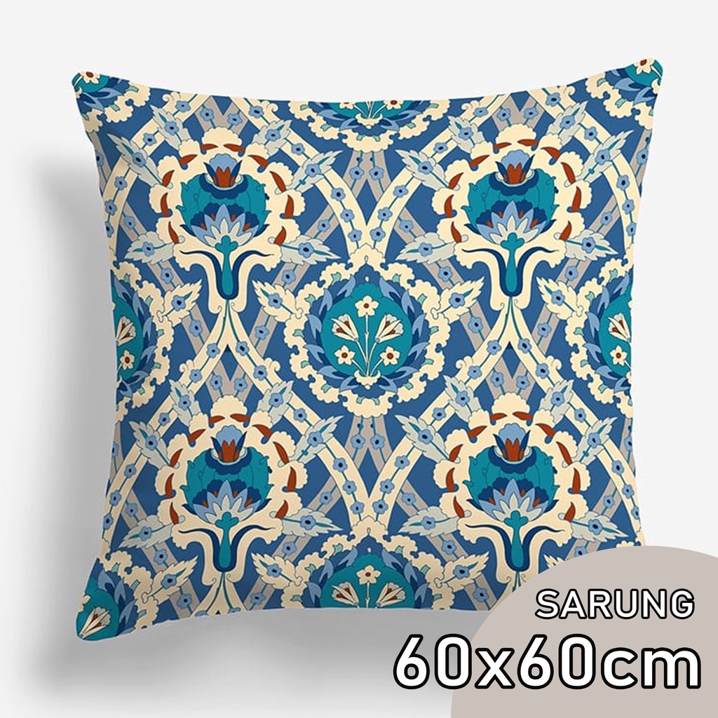 Jual SARUNG BANTAL SOFA PRINT 60X60 CM MOTIF MAROKO MAROCCO TURKISH ...