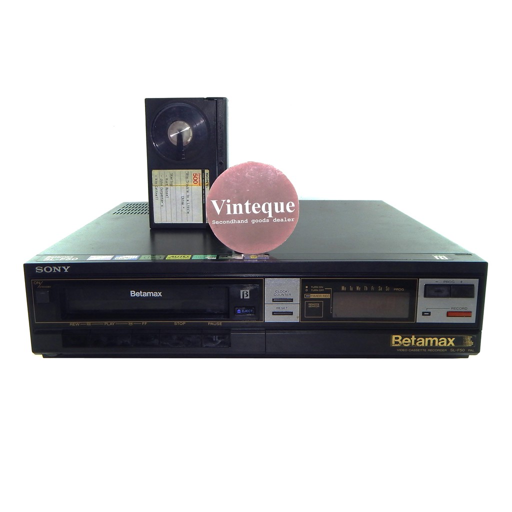 Jual Video Player Vintage Betamax Player SONY Video Cassette Recorder ...